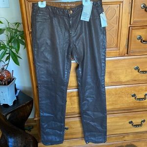 Banana republic faux leather pant